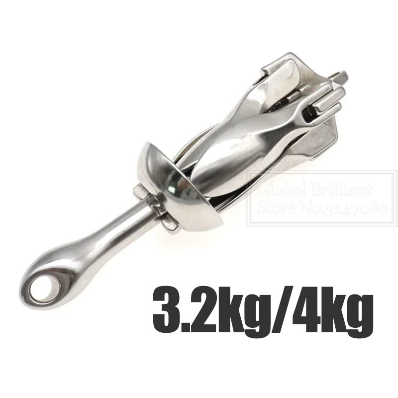 Fishing Kayak Anchor - 보트 스테인레스 스틸 다리미 금속 앵커,