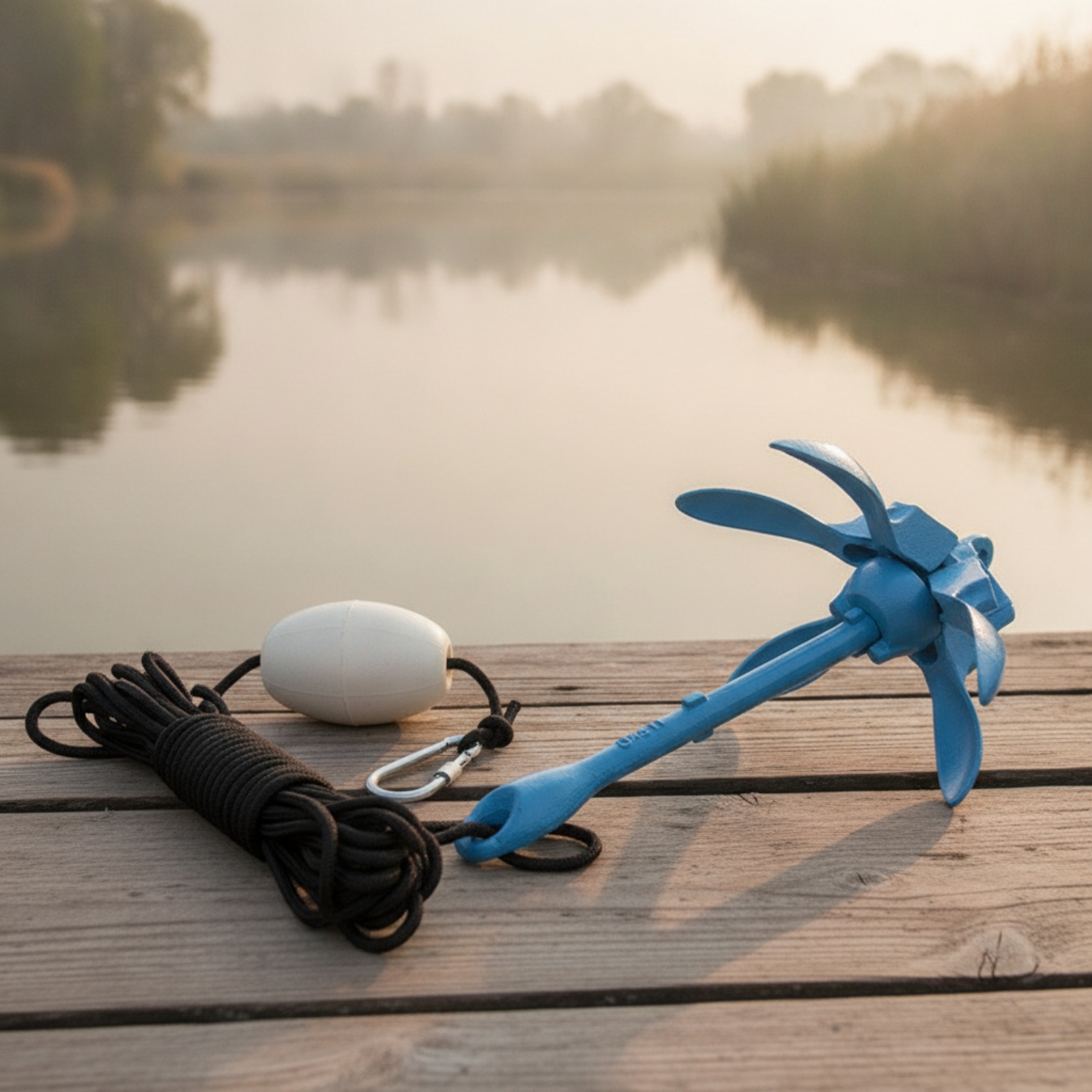 Fishing Kayak Storage Bag - 부표와 로프가 포함된 접이식 앵커 키트