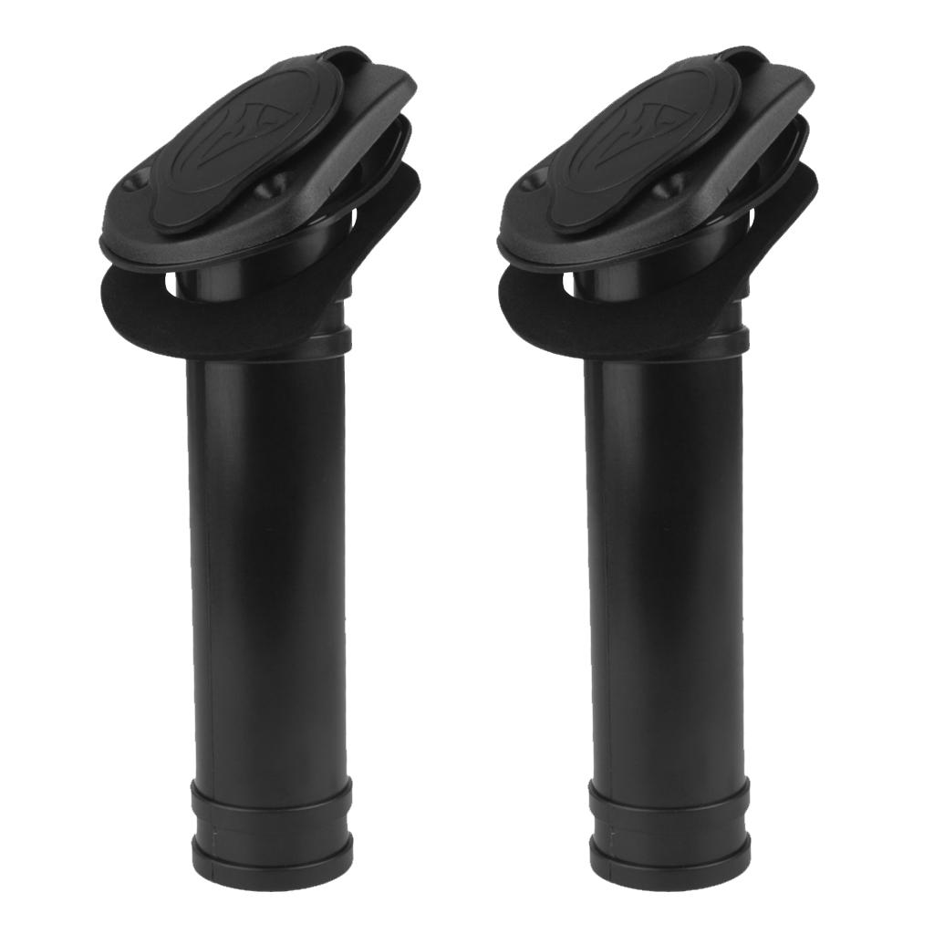Fishing Kayak Rod Holder - 검정색 나일론 보트 낚싯대 홀더, 카약