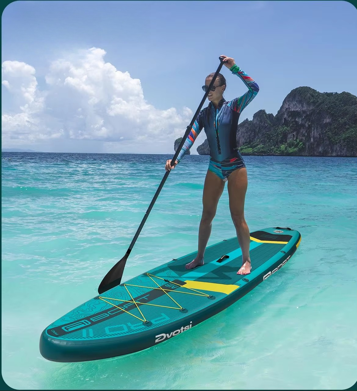 Fishing Kayak Inflatable - OEM 도매 풍선식 스탠드업 패들보드 11'*34