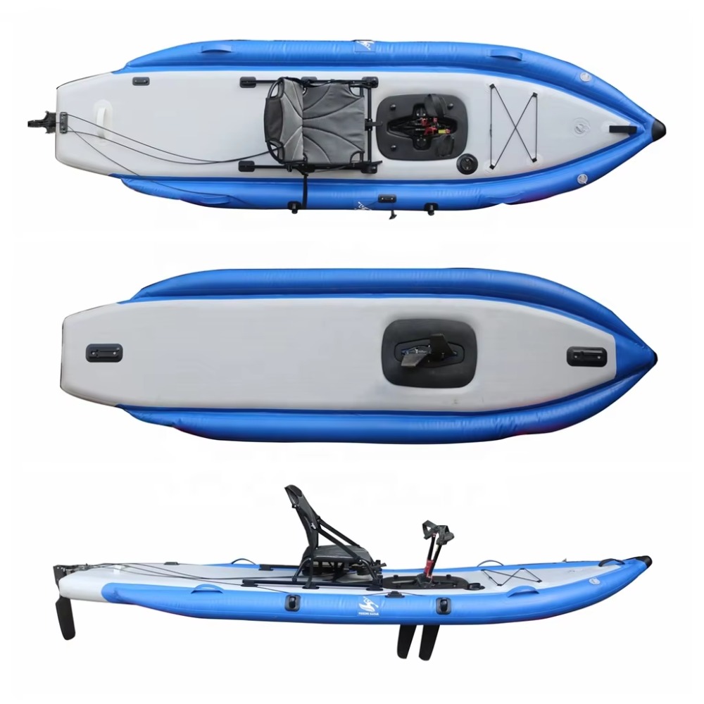Fishing Kayak Sit In - 12피트(3.6m) 싱글 시트온탑 풍선 낚시 카약,
