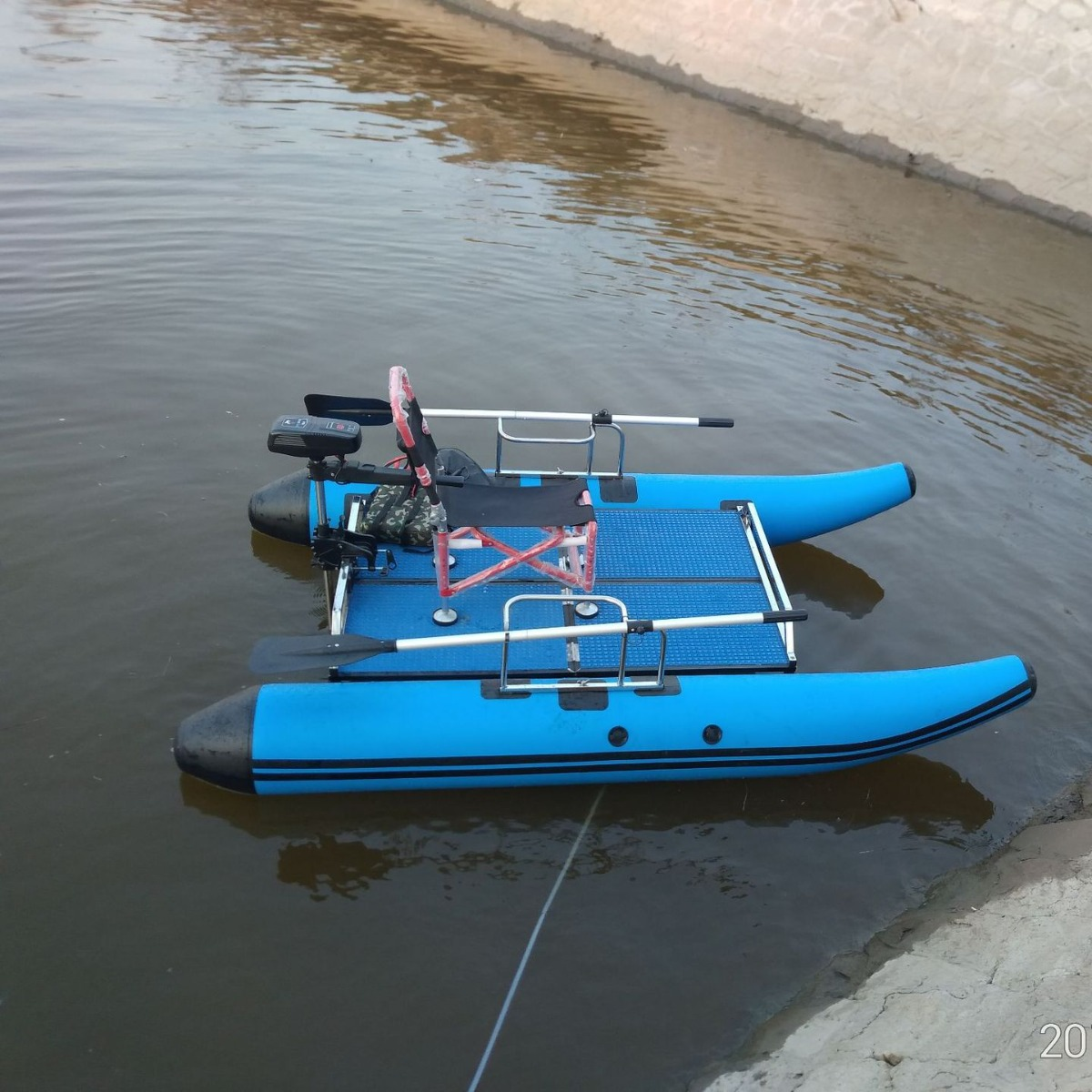 Fishing Kayak Pedal Drive - 카타마란 루야 보트/뗏목 낚시 플랫폼/부유식 낚시