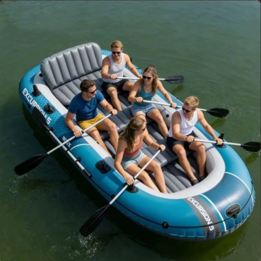 Fishing Kayak Inflatable - 2인용 4인용 두꺼운 카약, 야외용 공격