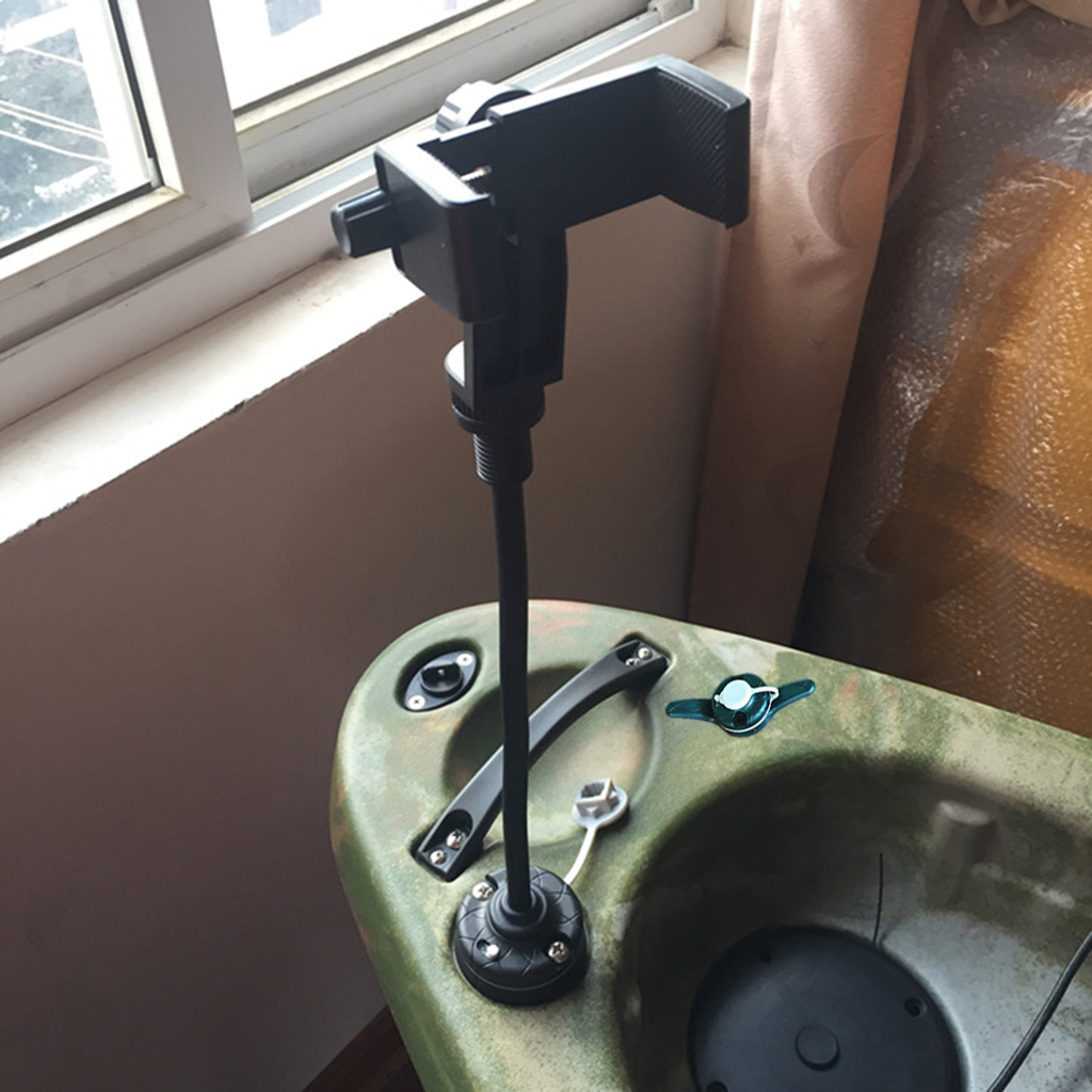 Fishing Kayak Fish Finder Mount - 카약 휴대폰 홀더 브래킷, 검은 물고기