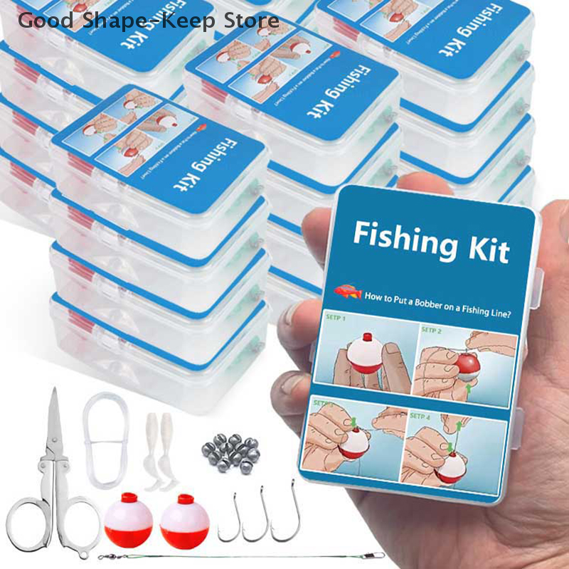 Fishing Kayak Rod Holder - 24개 비상 낚시 키트 휴대용 미니