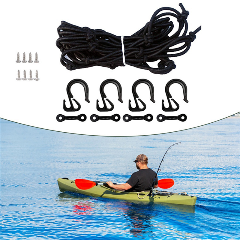 래싱 후크가 있는 갑판 화물 그물, 무거운 짐 그물 메 - Fishing Kayak Crate 리뷰 및 가격