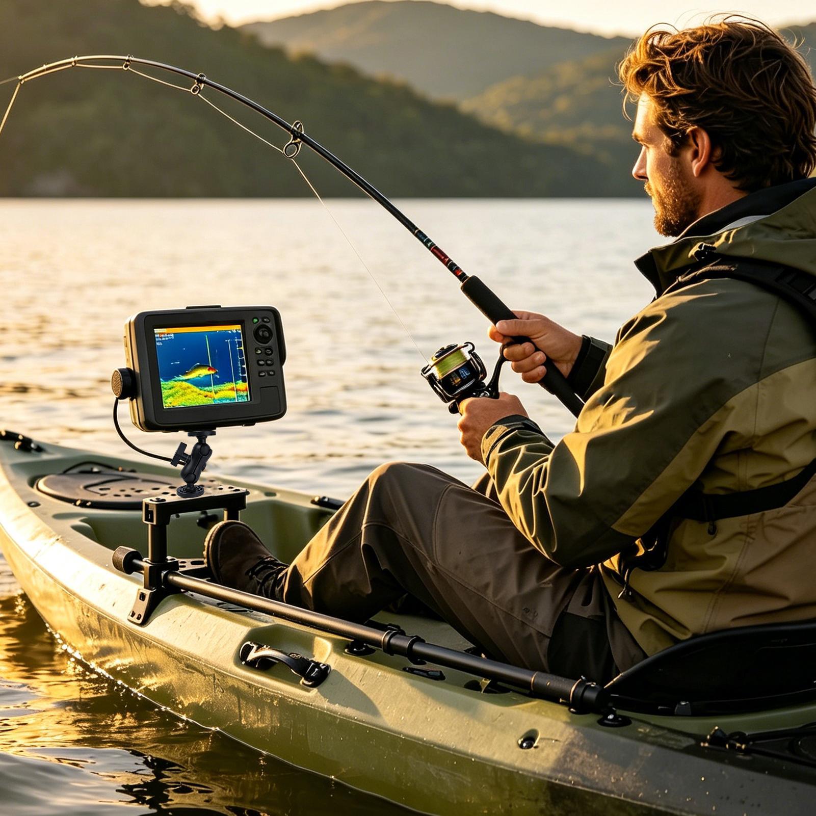 카약 어군탐지기 마운트 360도 조절 가능 카약 트랜스 - Fishing Kayak Fish Finder Mount 리뷰 및 가격