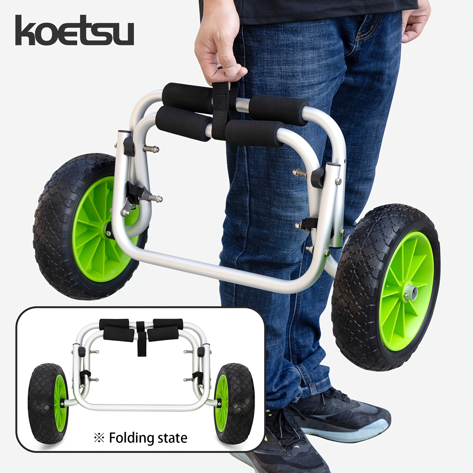 KOETSU 패들보드 운반용 돌리, 프론트 엔드 마운트 - Fishing Kayak Cart 리뷰 및 가격
