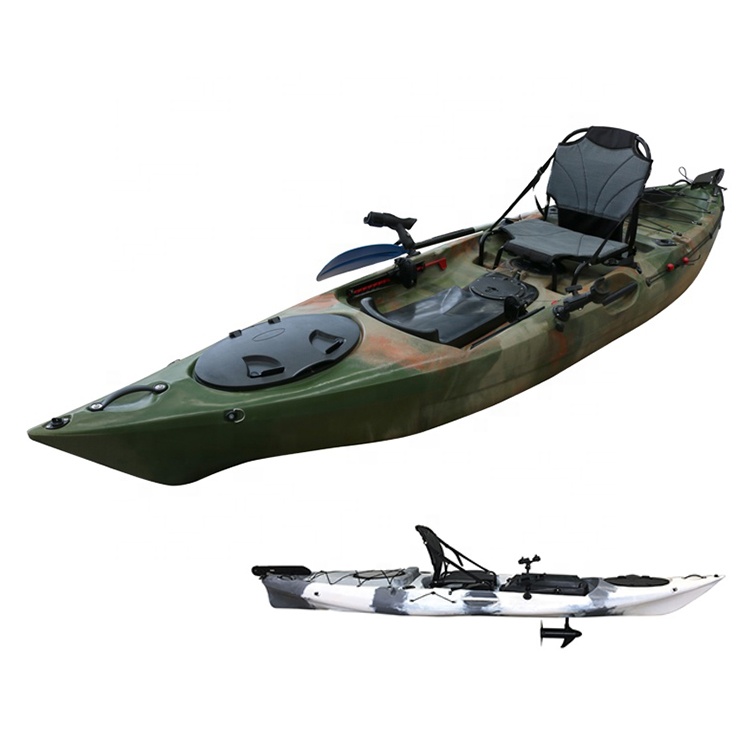12.46' 카약은 전동 카약이 장착된 최고 낚시 모터 - Fishing Kayak Sit On Top 리뷰 및 가격