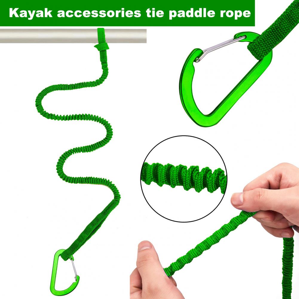 탄성 번지 스트랩 랜야드 로프, 카약 패들 가죽 끈,  - Fishing Kayak Paddle Leash 리뷰 및 가격