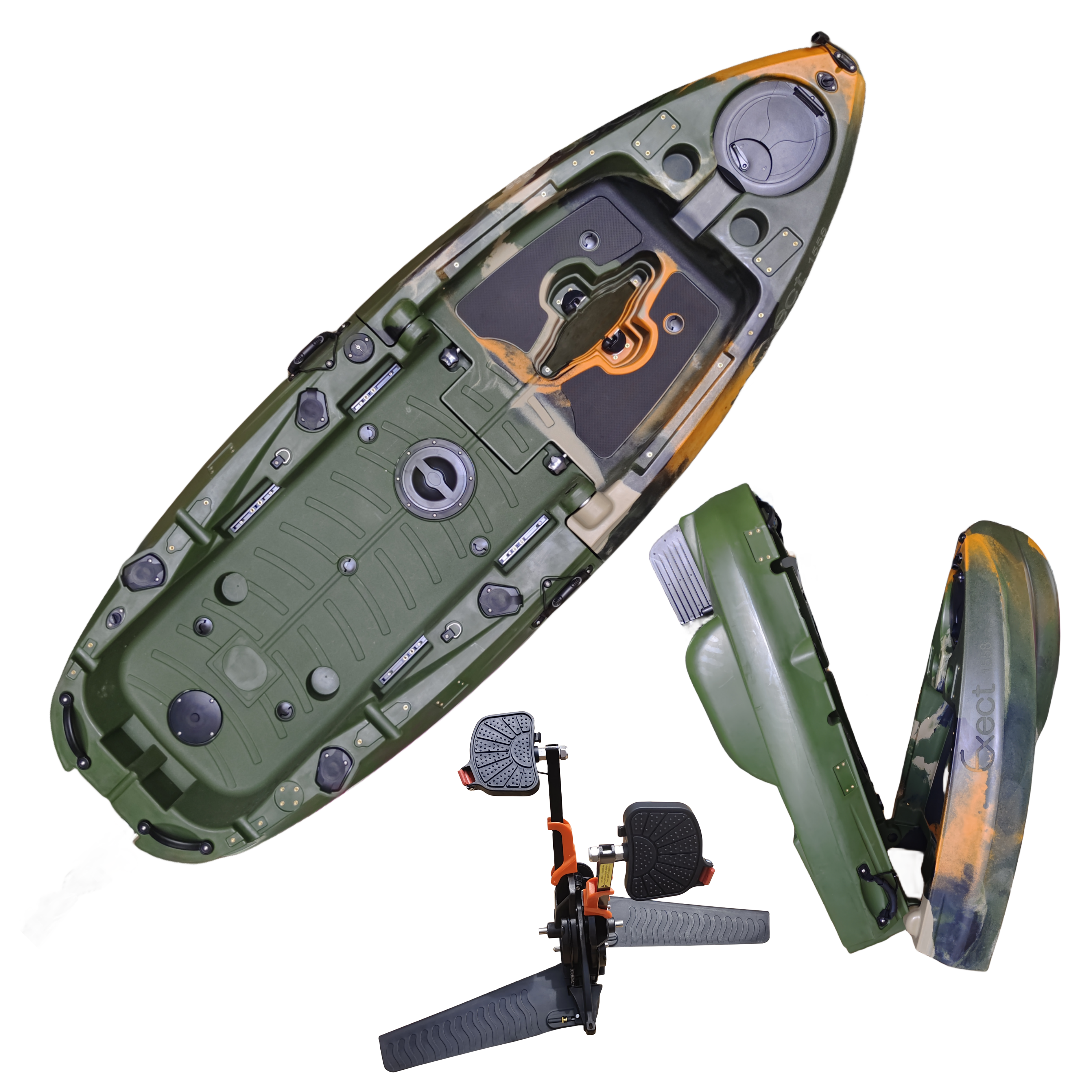 플라스틱 카약 페달, 카약 낚시 보트, 접이식 카약,  - Fishing Kayak Seat 리뷰 및 가격