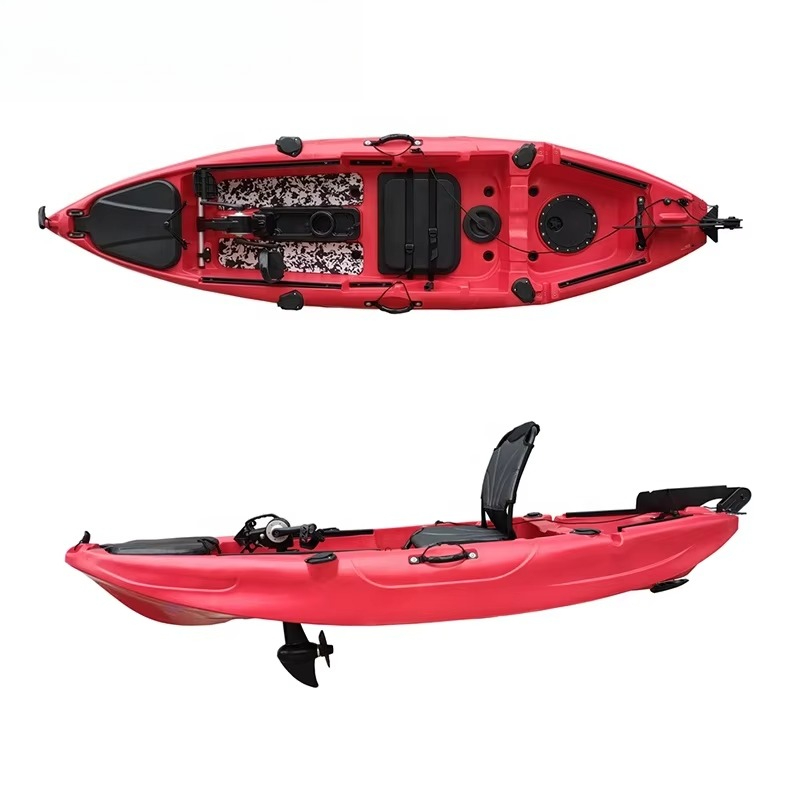 인기 상품 싱글 카약 12피트 낚시용 발 페달 구동 플 - Fishing Kayak Pedal Drive 리뷰 및 가격