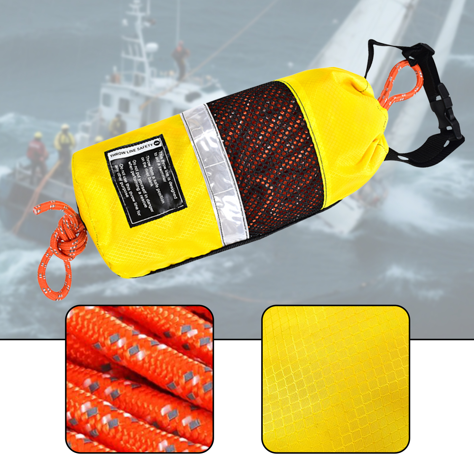 수중 구조용 물고기 로프용 던지기 가방 31M 카누 래 - Fishing Kayak Crate 리뷰 및 가격
