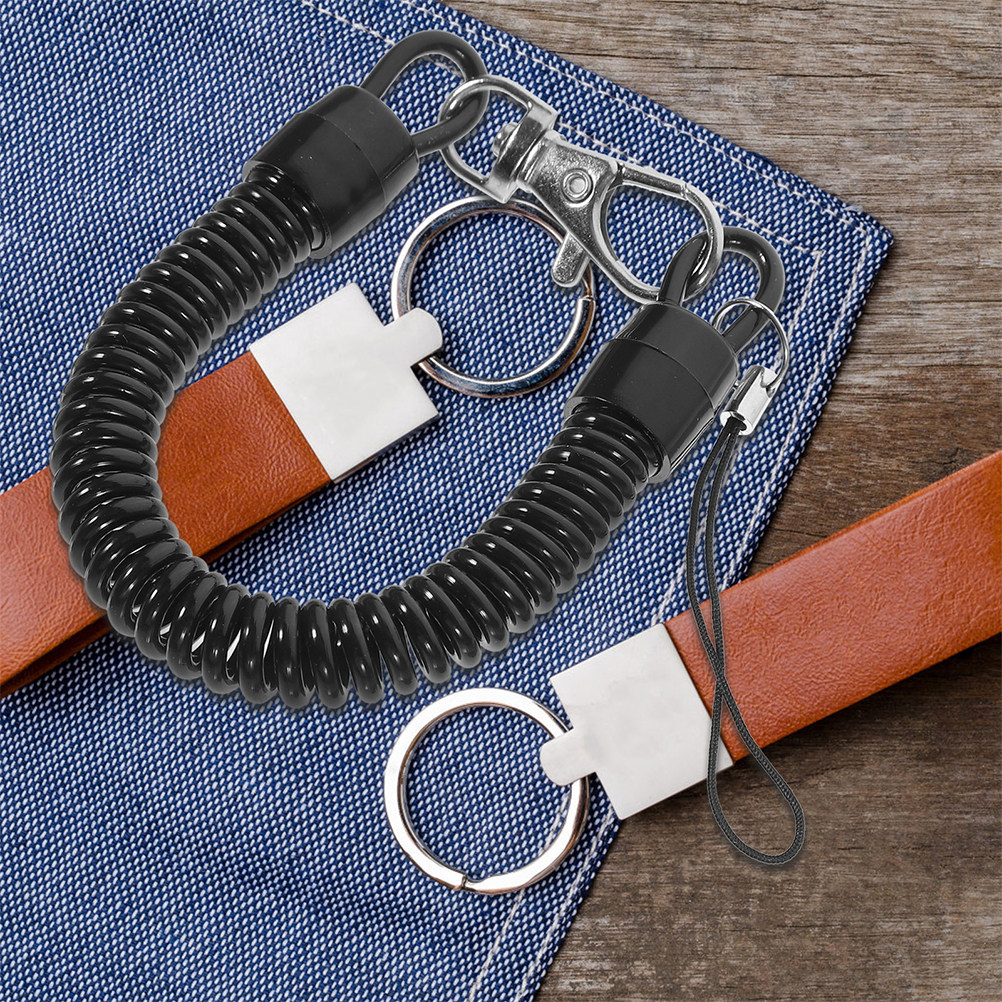 10Pcs 낚시 끈 낚싯대용 헤비 듀티 개폐식 코일형  - Fishing Kayak Paddle Leash 리뷰 및 가격