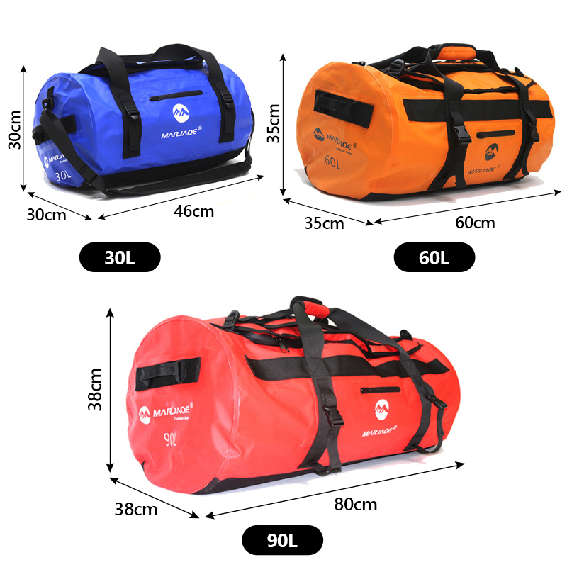30L 60L 90L 방수 카약 가방 건조 안장 수하물 - Fishing Kayak Storage Bag 리뷰 및 가격