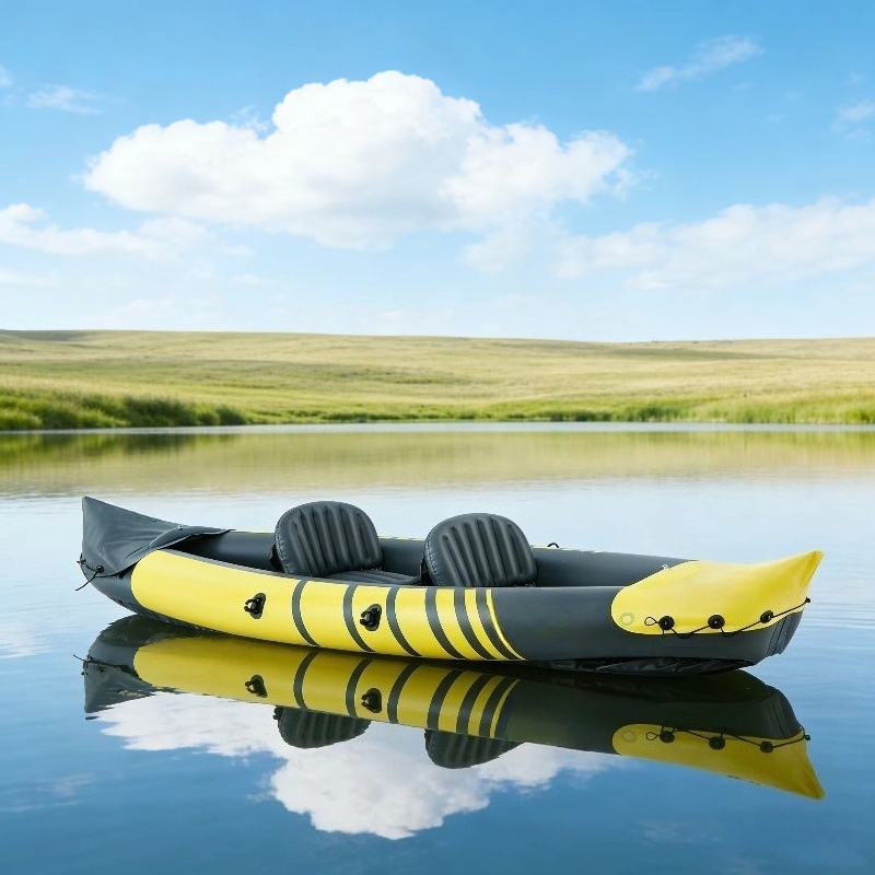 더블 시트 풍선식 낚시 카약, 호수, 강, 야외 수상  - Fishing Kayak Paddle 리뷰 및 가격