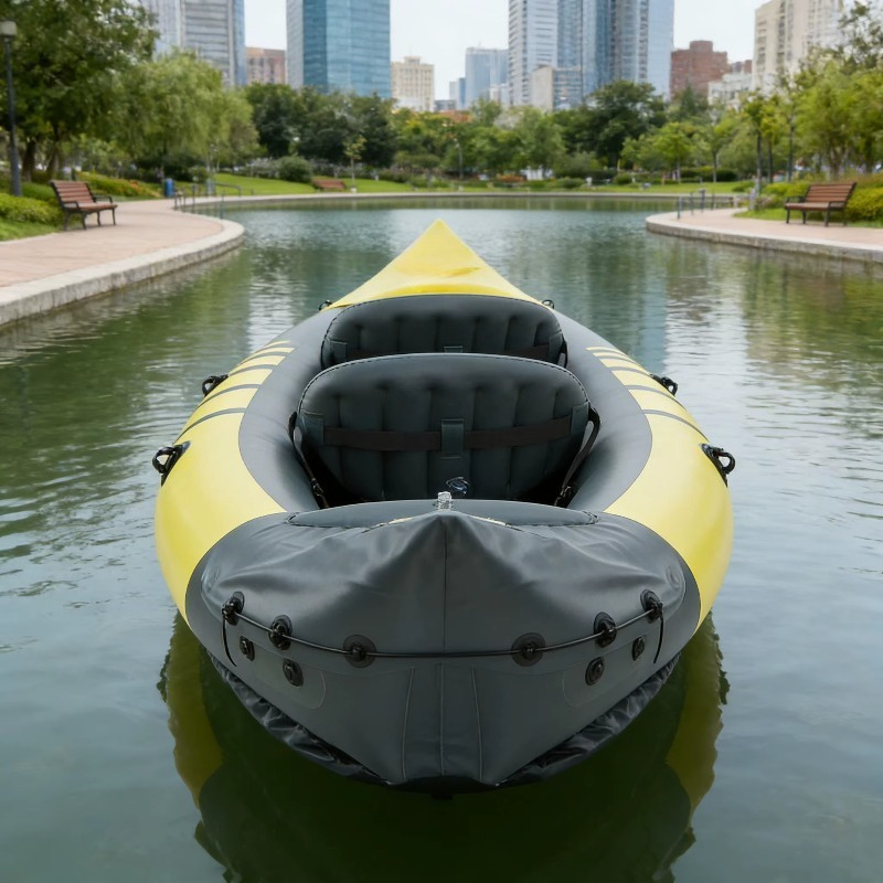 더블 시트 풍선식 낚시 카약, 호수, 강, 야외 수상  - Fishing Kayak Paddle 리뷰 및 가격