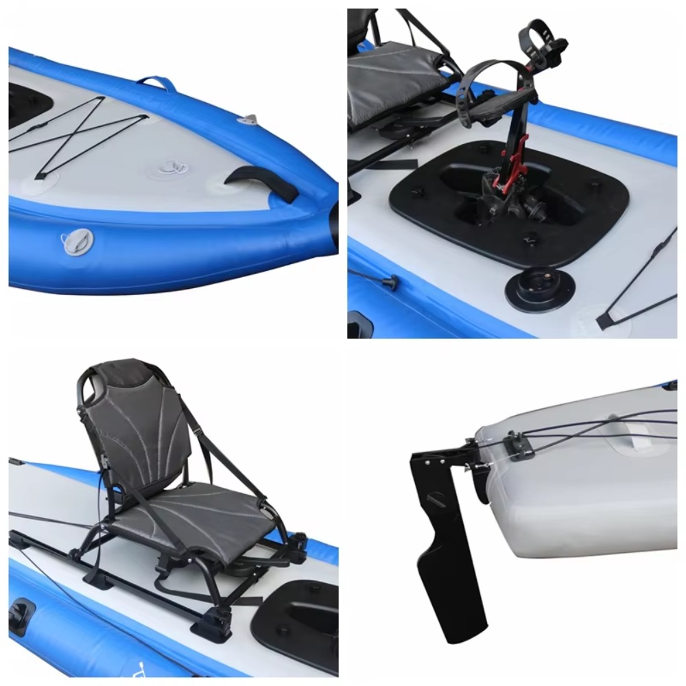 12피트(3.6m) 싱글 시트온탑 풍선 낚시 카약, 페 - Fishing Kayak Sit In 리뷰 및 가격