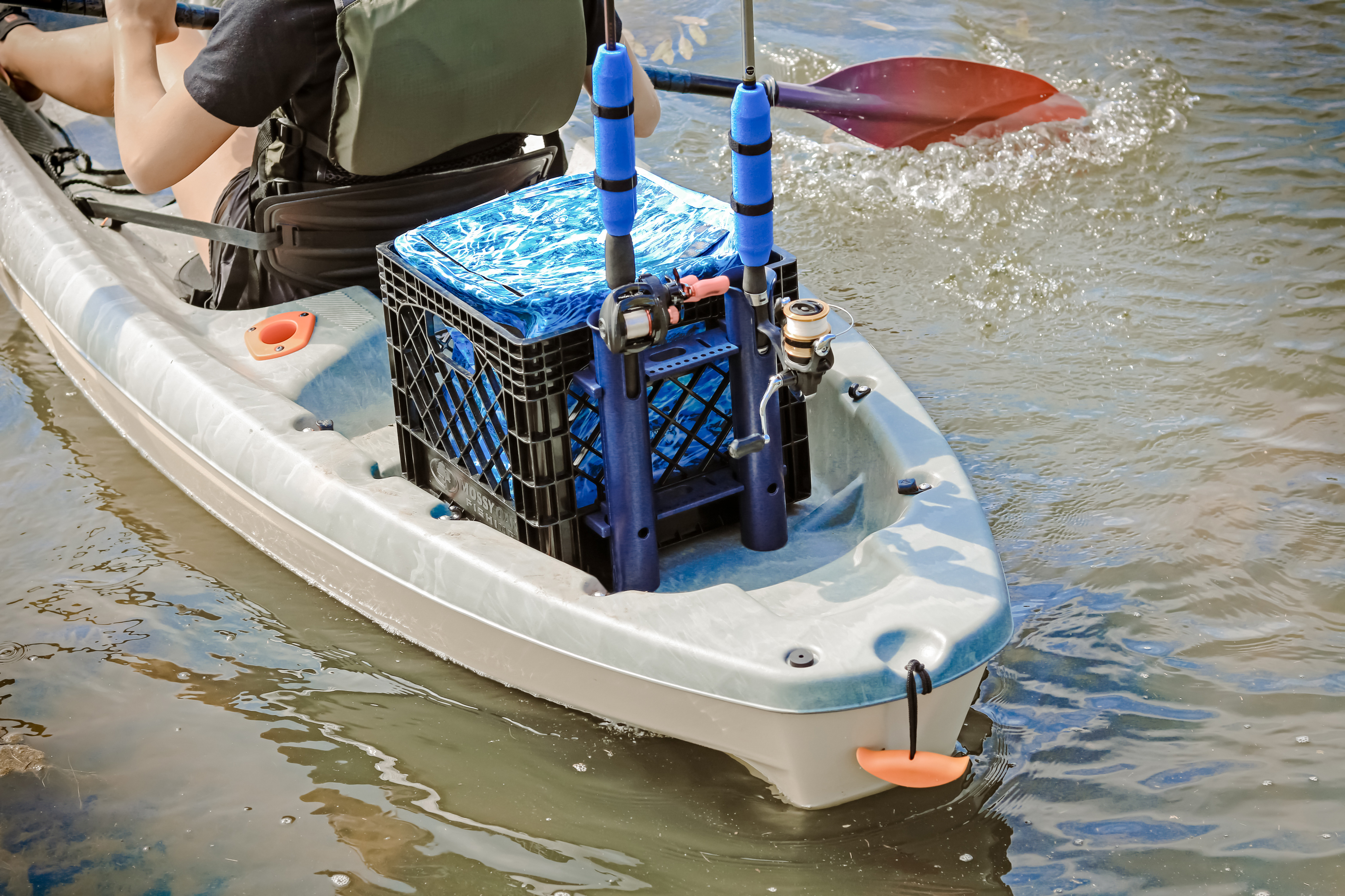 카약 보관함(드라이백 포함) 낚시 장비 키트 낚싯대 홀 - Fishing Kayak Crate 리뷰 및 가격