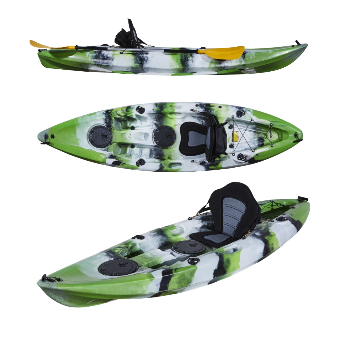 중국산 1 인용 낚시 카약, 3 년 보증, 전문 카약  - Fishing Kayak Sit On Top 리뷰 및 가격