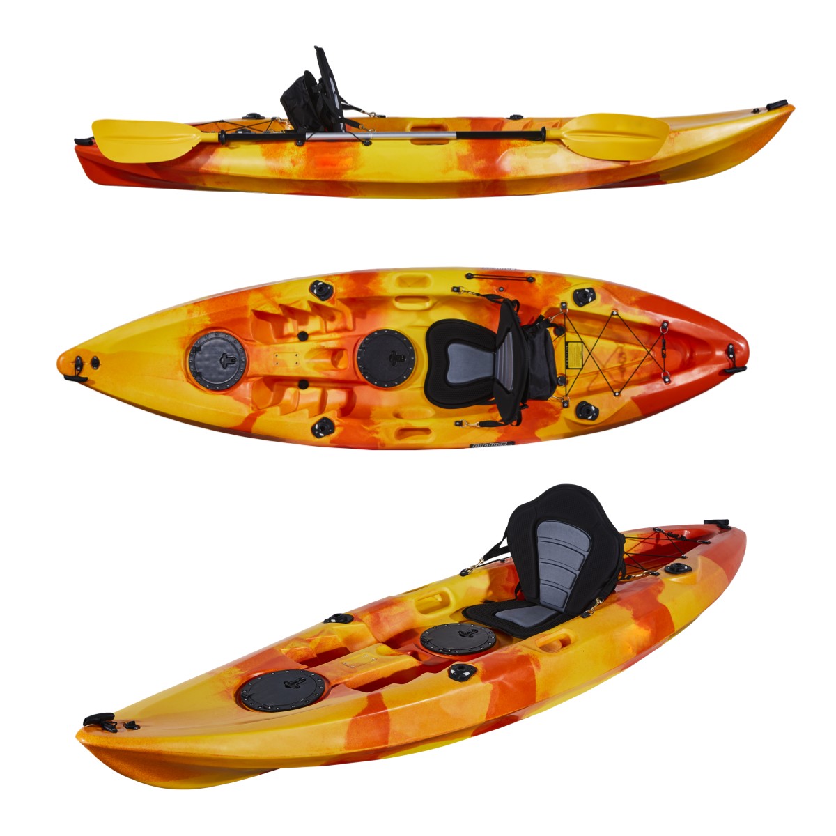 중국산 1 인용 낚시 카약, 3 년 보증, 전문 카약  - Fishing Kayak Sit On Top 리뷰 및 가격