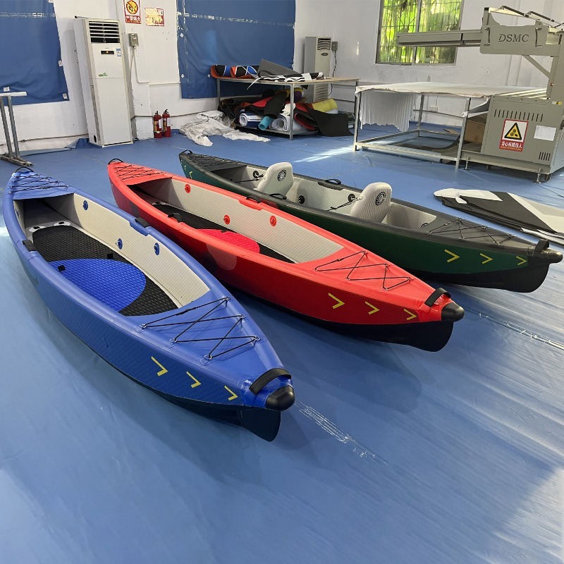 새로운 디자인 4.2m 휴대용 풍선 카약 카누 강화 P - Fishing Kayak Inflatable 리뷰 및 가격