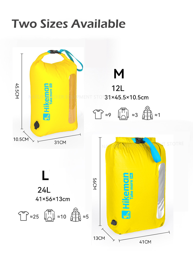 하이키맨 진공 압축 백 (일방향 밸브, 펌프 불필요)  - Fishing Kayak Storage Bag 리뷰 및 가격