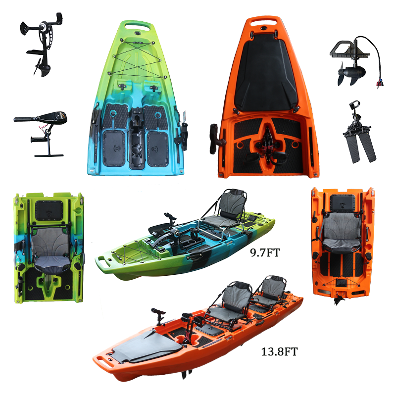 공장에서 분리 가능한 모듈식 페달 카약, 해양, 호수, - Fishing Kayak Sit On Top 리뷰 및 가격