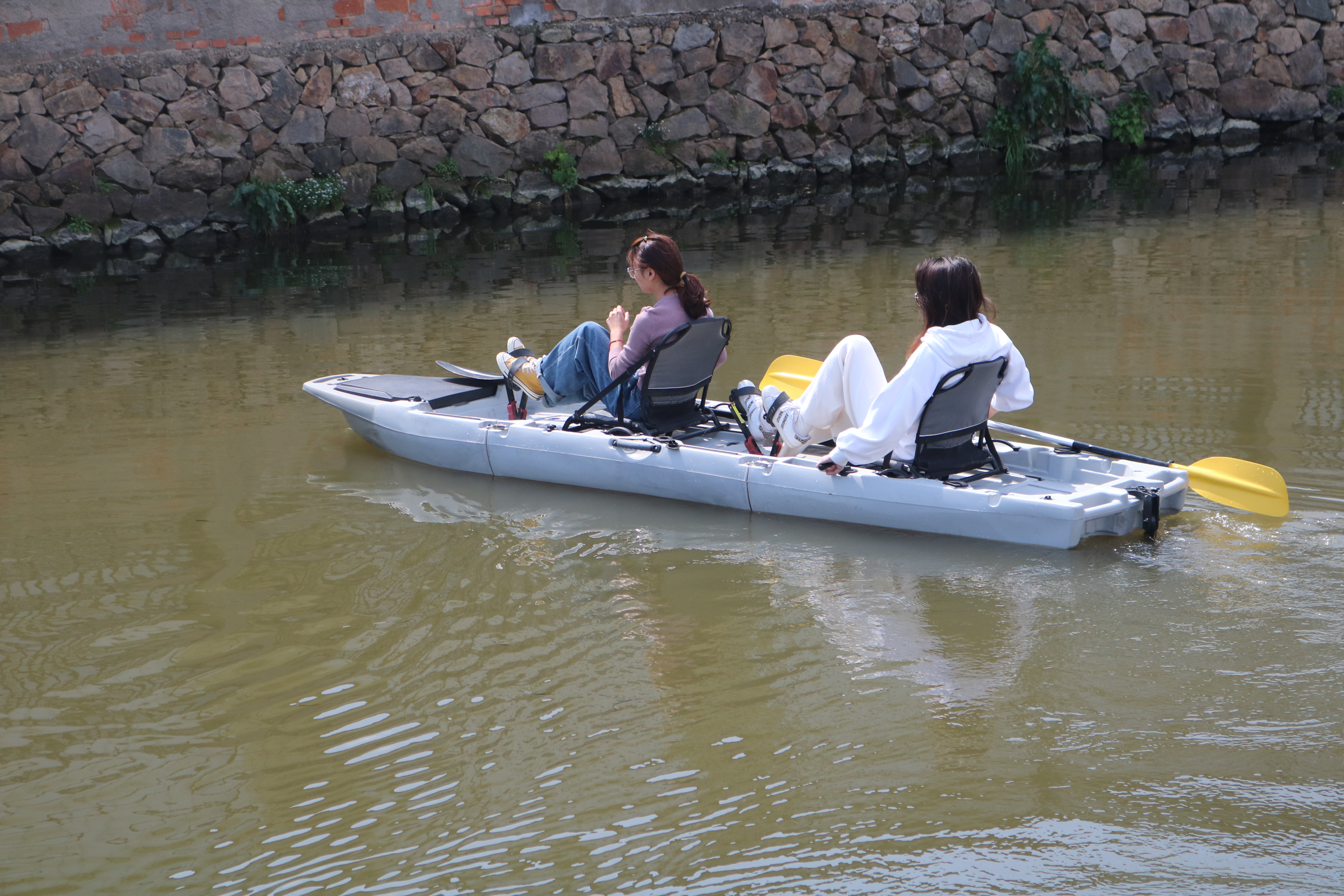 공장에서 분리 가능한 모듈식 페달 카약, 해양, 호수, - Fishing Kayak Sit On Top 리뷰 및 가격