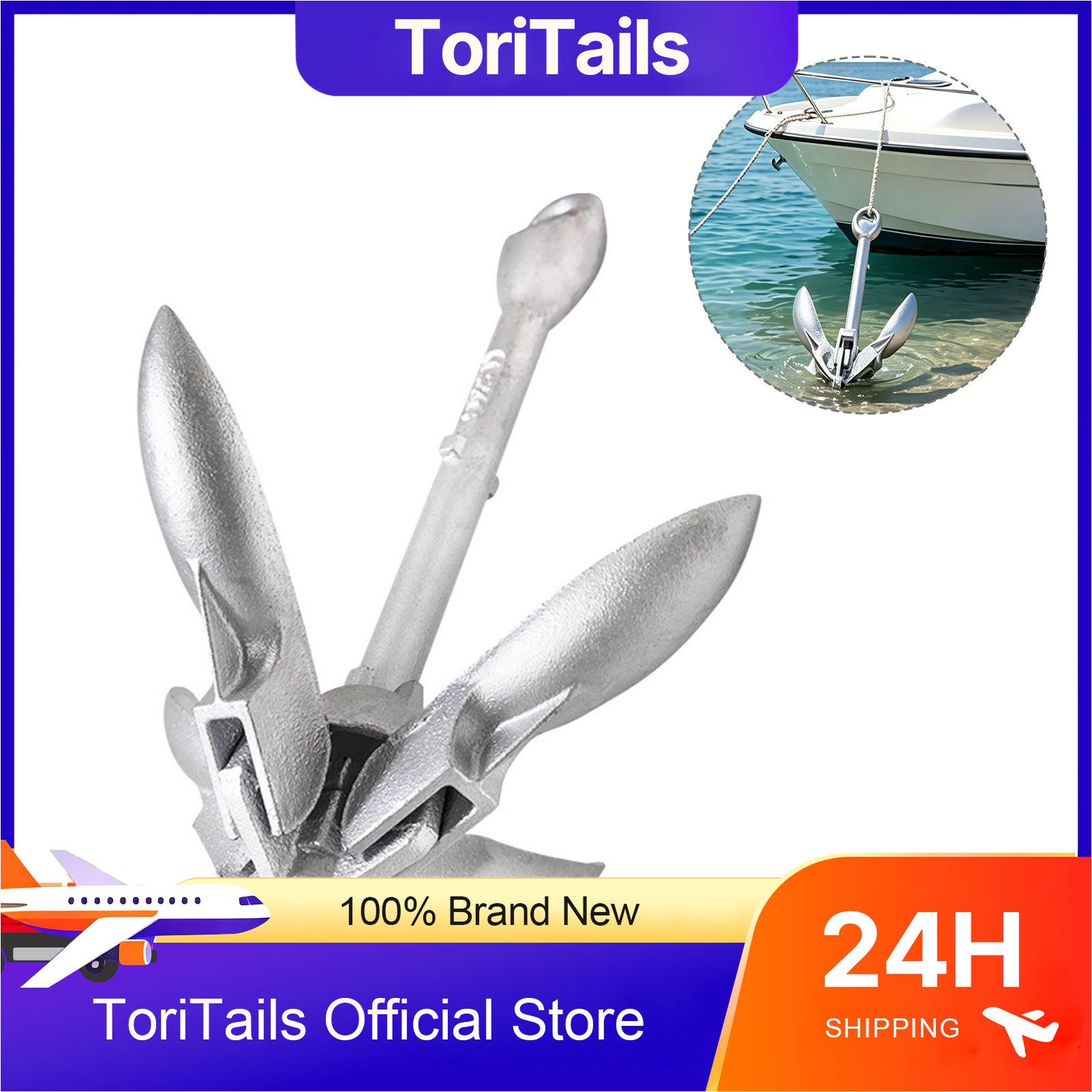 KOETSU 접이식 보트 앵커 0.7kg 아연 도금 4 - Fishing Kayak Anchor 리뷰 및 가격