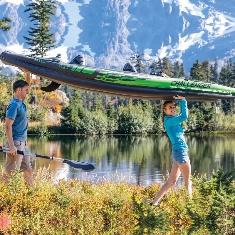 1/2인용 카약 풍선식 딩기 래프팅 더블 어썰트 보트  - Fishing Kayak Inflatable 리뷰 및 가격