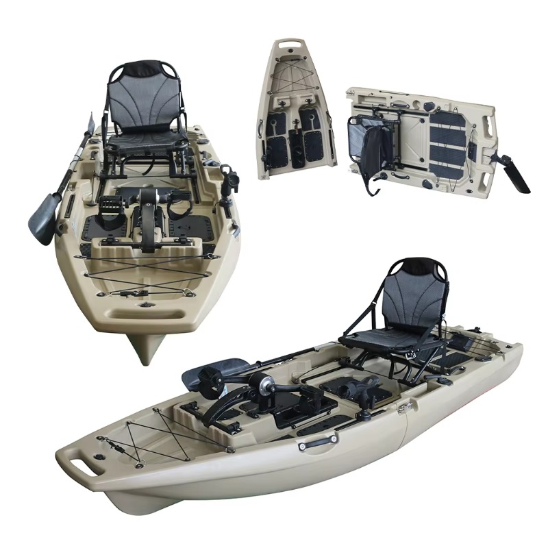 1인용 HDPE/PE 시트온탑 CE 인증 모터식 해양  - Fishing Kayak Pedal Drive 리뷰 및 가격
