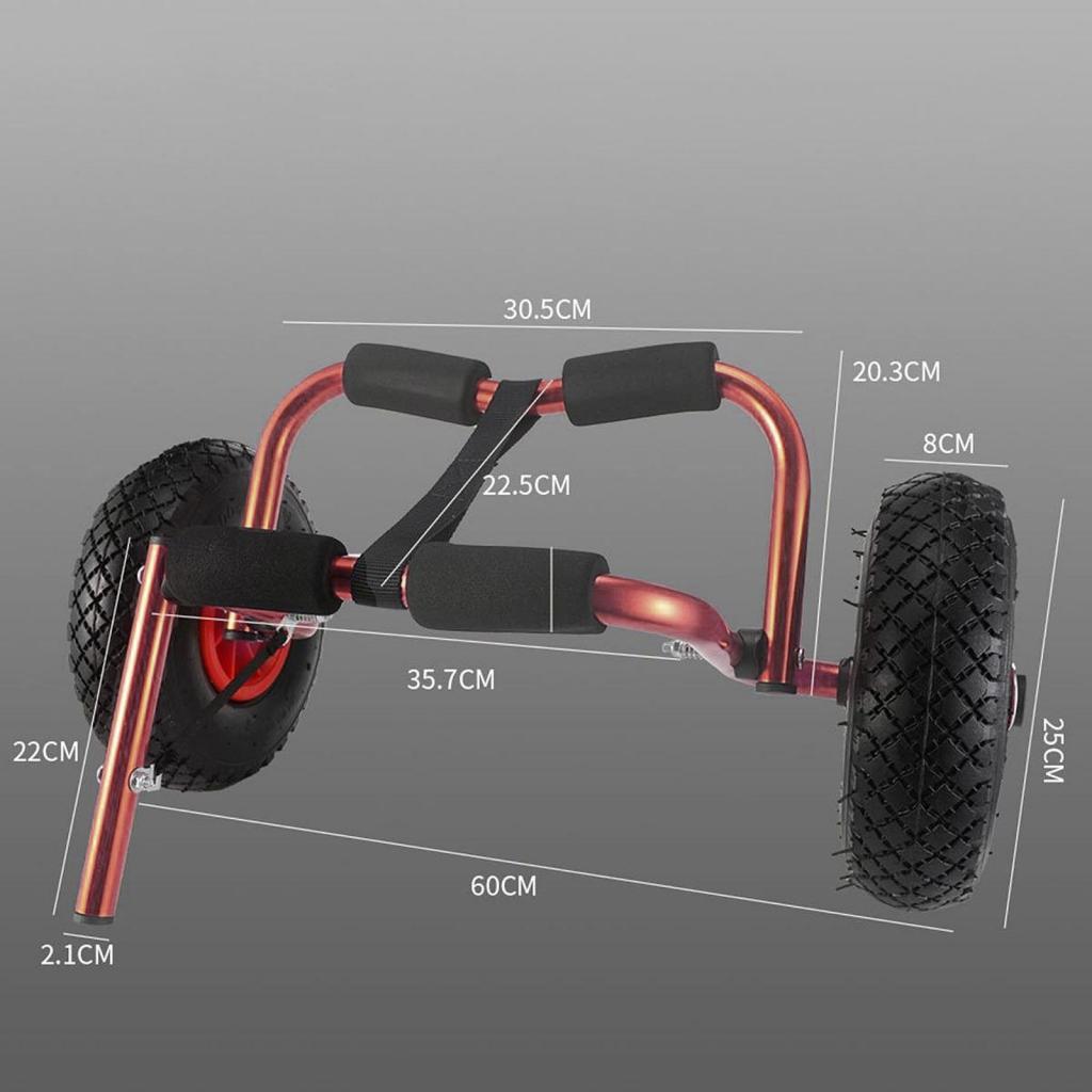 조절 가능한 카약 카트 접이식 알루미늄 트롤리 보트 액 - Fishing Kayak Cart 리뷰 및 가격