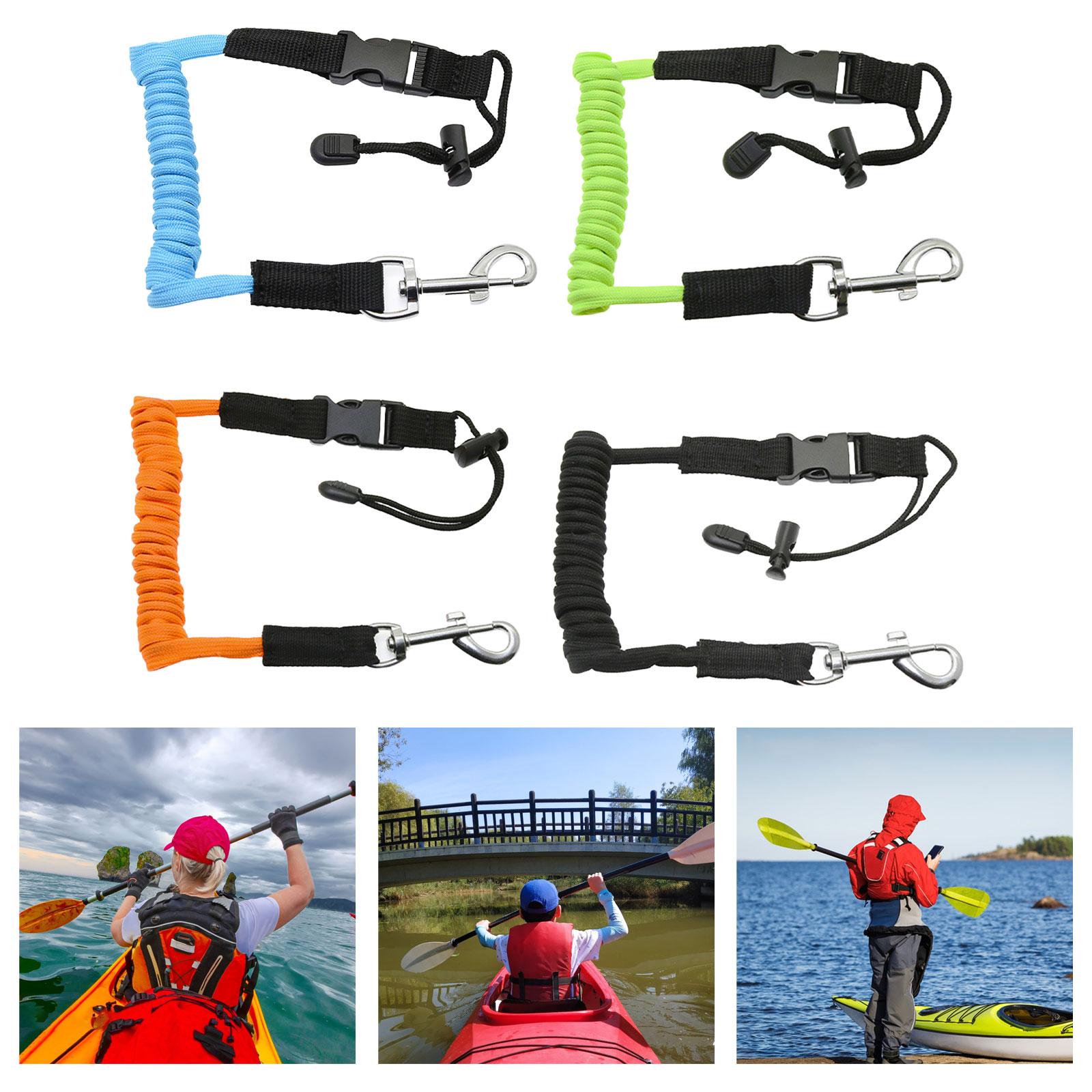 프리미엄 카약 패들 라이쉬 코일 로프 번지 스트랩 홀더 - Fishing Kayak Paddle Leash 리뷰 및 가격