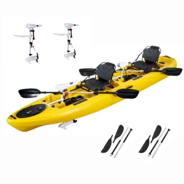 더블 카약 페달 낚시 보트 카누, 플라스틱 카약 판매, - Fishing Kayak Pedal Drive 리뷰 및 가격
