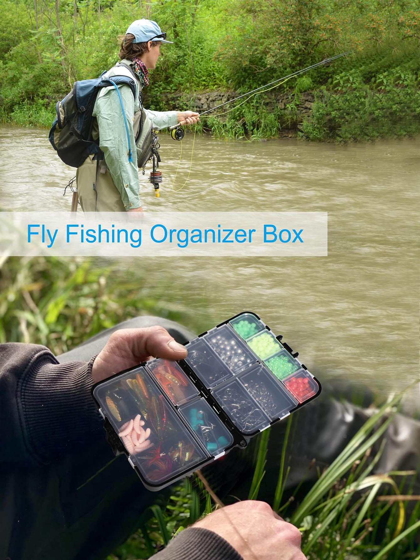 작은 태클 박스 주최자 미니 태클 박스 플라스틱 낚시  - Fishing Kayak Crate 리뷰 및 가격