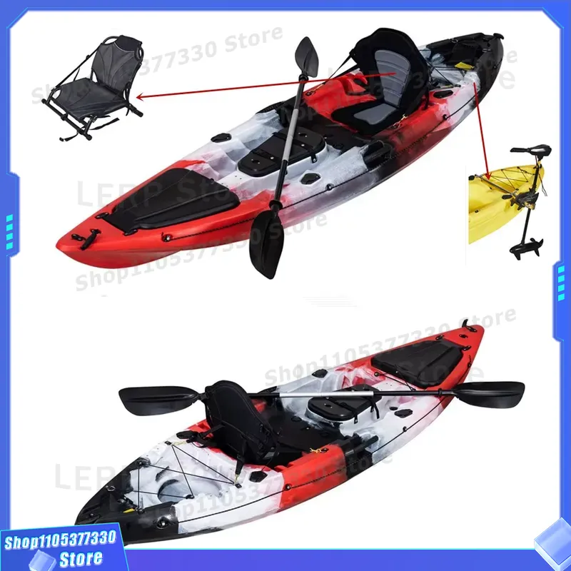 2인용 플라스틱 경질 시트탑 패들 낚시 보트 카약 (후 - Fishing Kayak Sit In 리뷰 및 가격