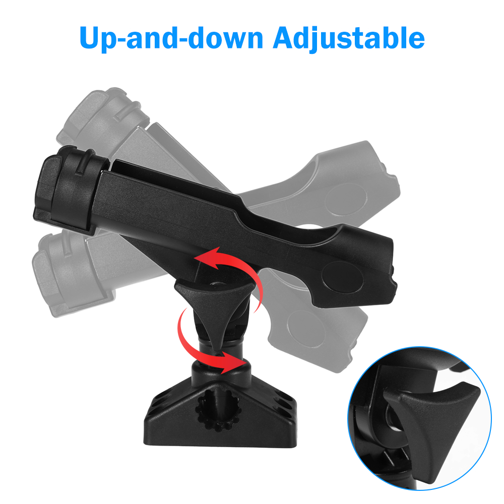 스테인레스 스틸 낚싯대 거치대 베이스, 360 도 회전 - Fishing Kayak Rod Holder 리뷰 및 가격