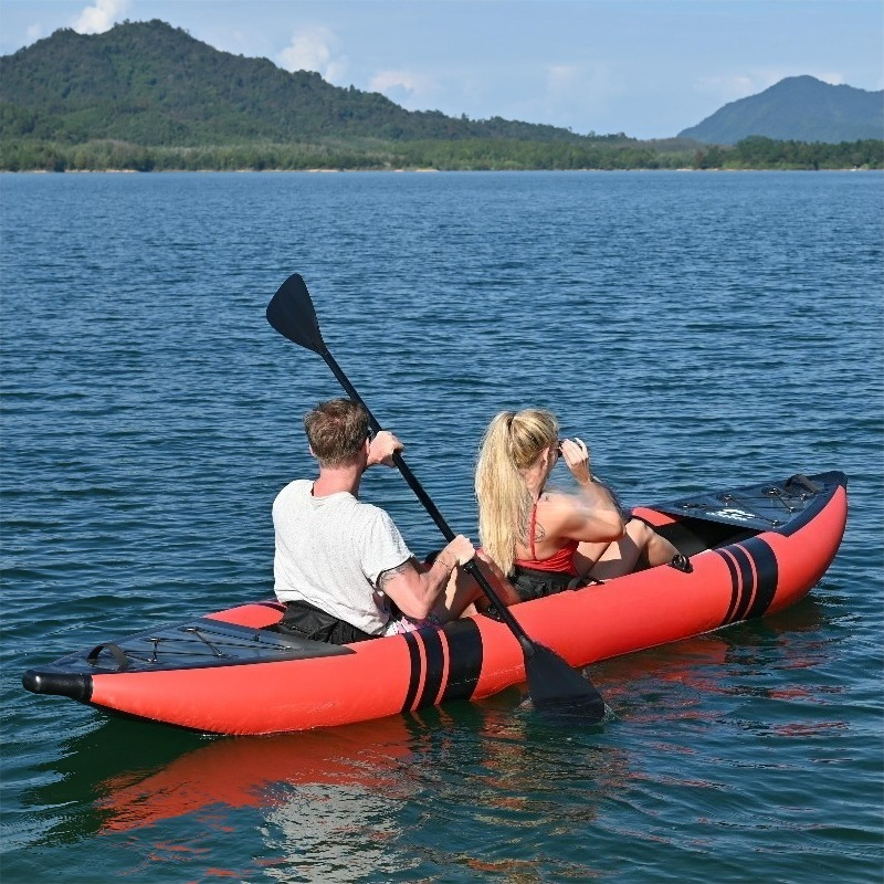 도매 PVC 탠덤 카약 풍선식 야외 낚시 카누 풍선식  - Fishing Kayak Inflatable 리뷰 및 가격