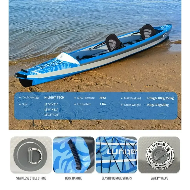 2025년 인기 신상품 트렌디한 인플레이터블 카약 드롭 - Fishing Kayak Sit In 리뷰 및 가격