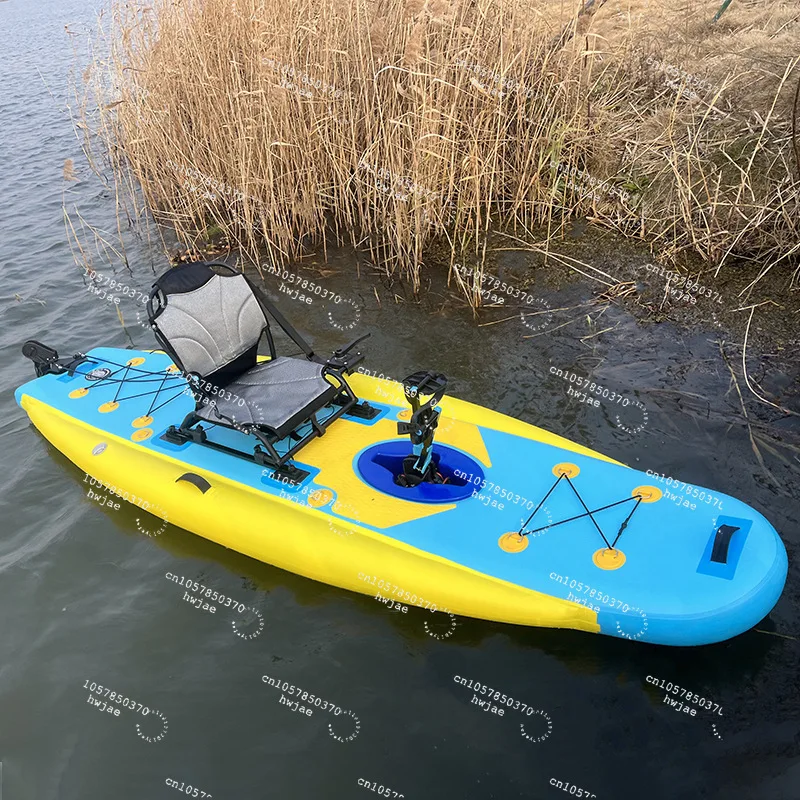 맞춤형 로고 풍선식 페달 카약 1인용 스포츠 로잉 보트 - Fishing Kayak Inflatable 리뷰 및 가격