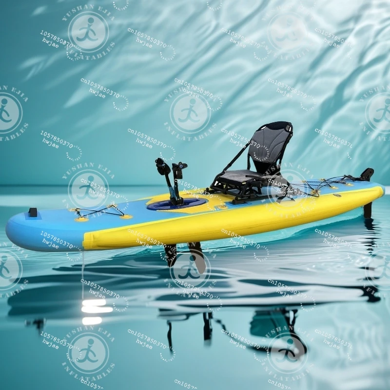 맞춤형 로고 풍선식 페달 카약 1인용 스포츠 로잉 보트 - Fishing Kayak Inflatable 리뷰 및 가격